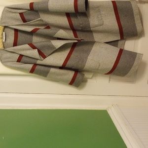 Lightweight coat, Cupcakes and Cashmere brand, XL, new, gray and rust.